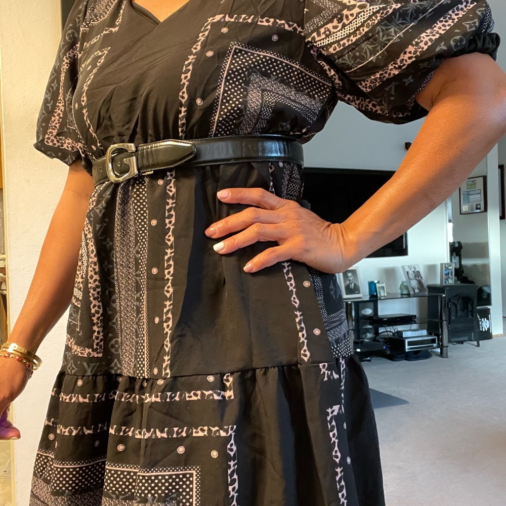 Summer dress very soft fabric, lightweight.